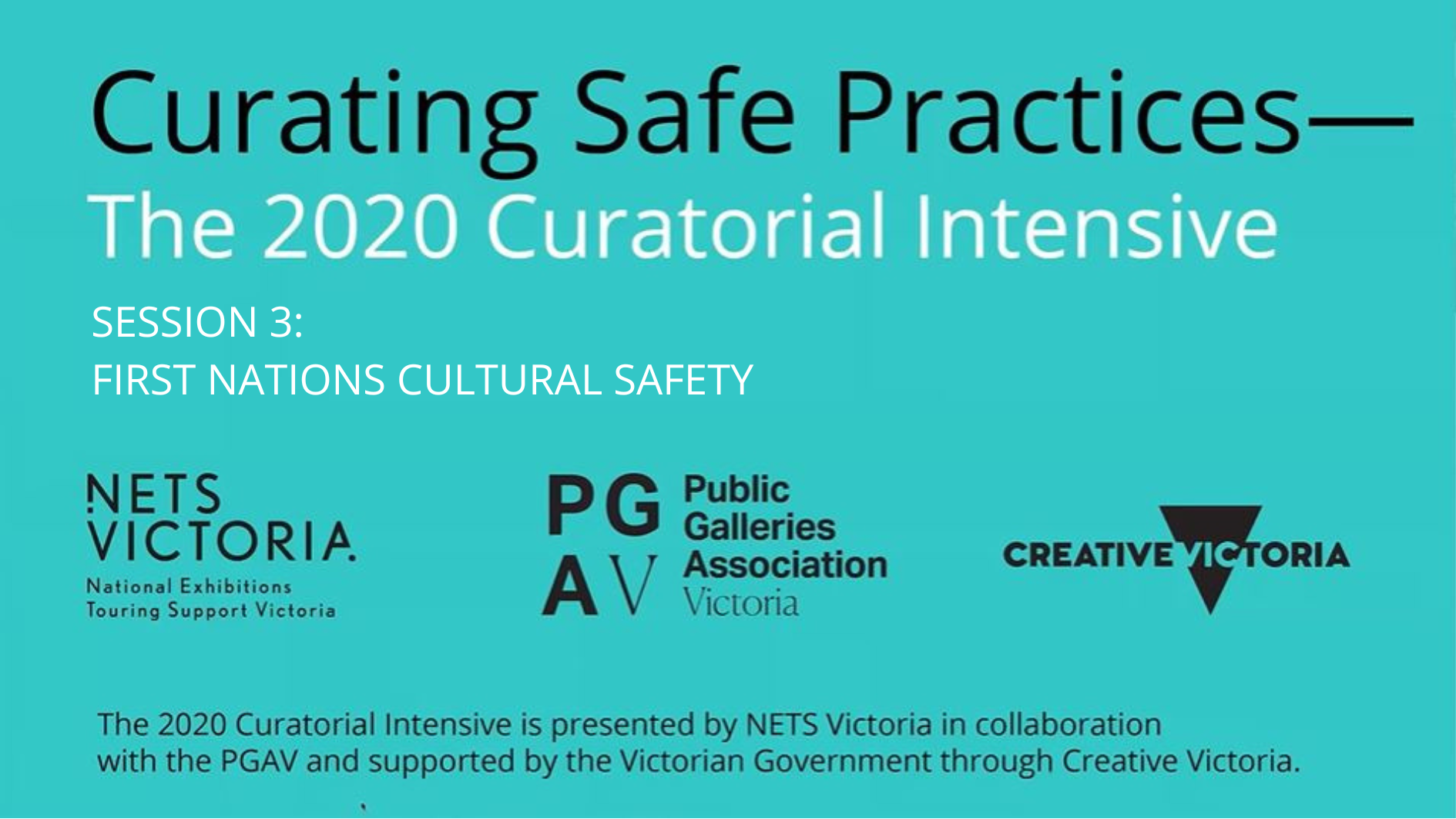 EVENT 2020 CURATORIAL INTENSIVE - SESSION 3