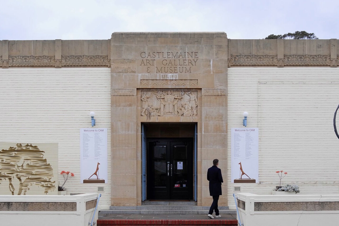 Castlemaine Art Museum Building facade, photo by Adrian Thia