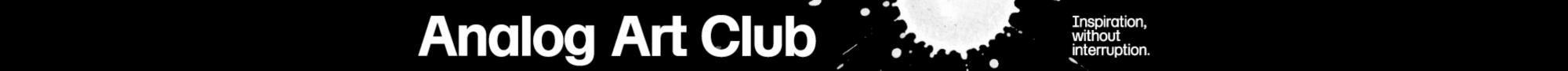 Analog Art Club Web Banner