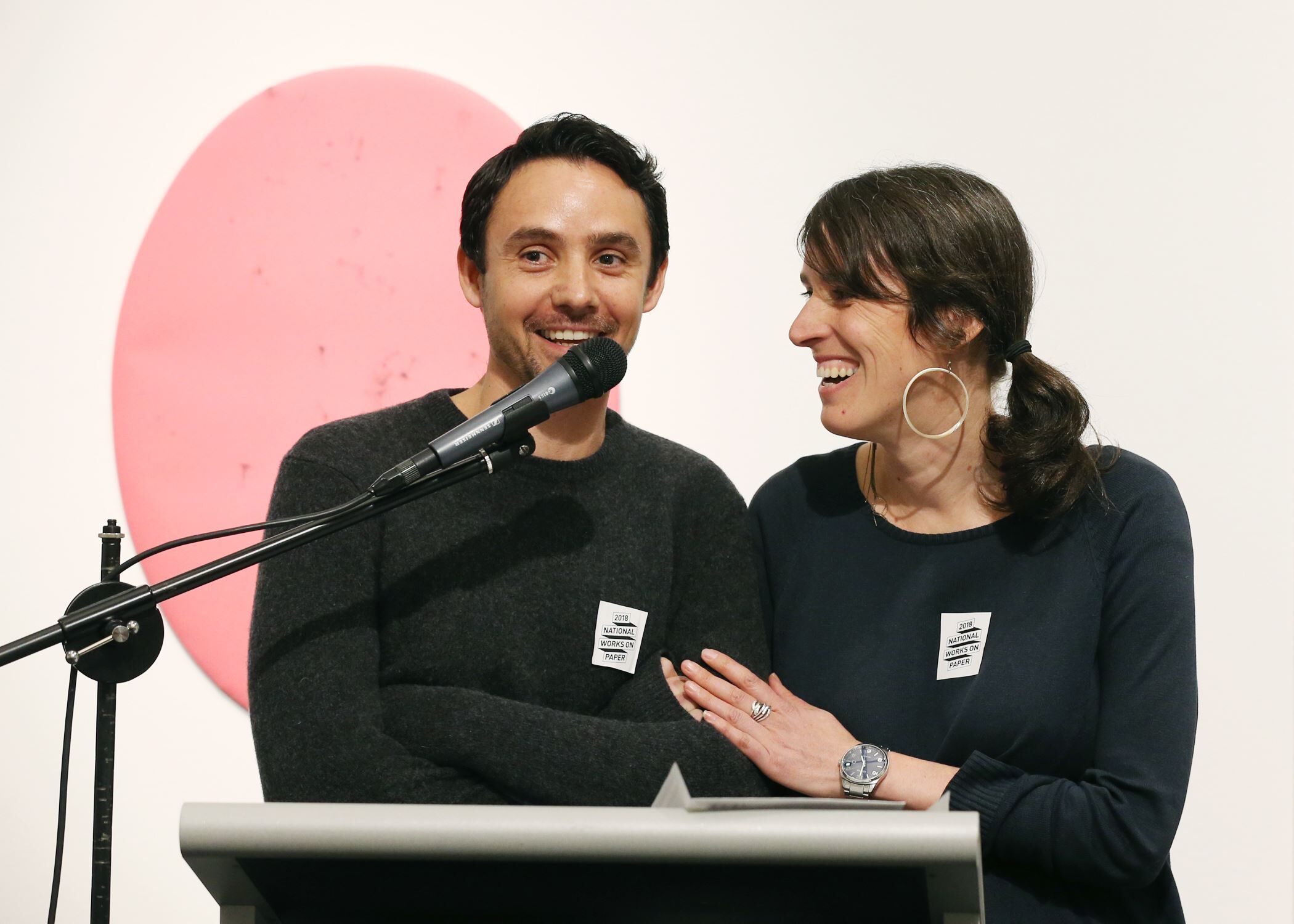 The $15,000 Mornington Peninsula Shire / Beleura - The Tallis Foundation major acquisitive award winners James Tylor & Laura Wills