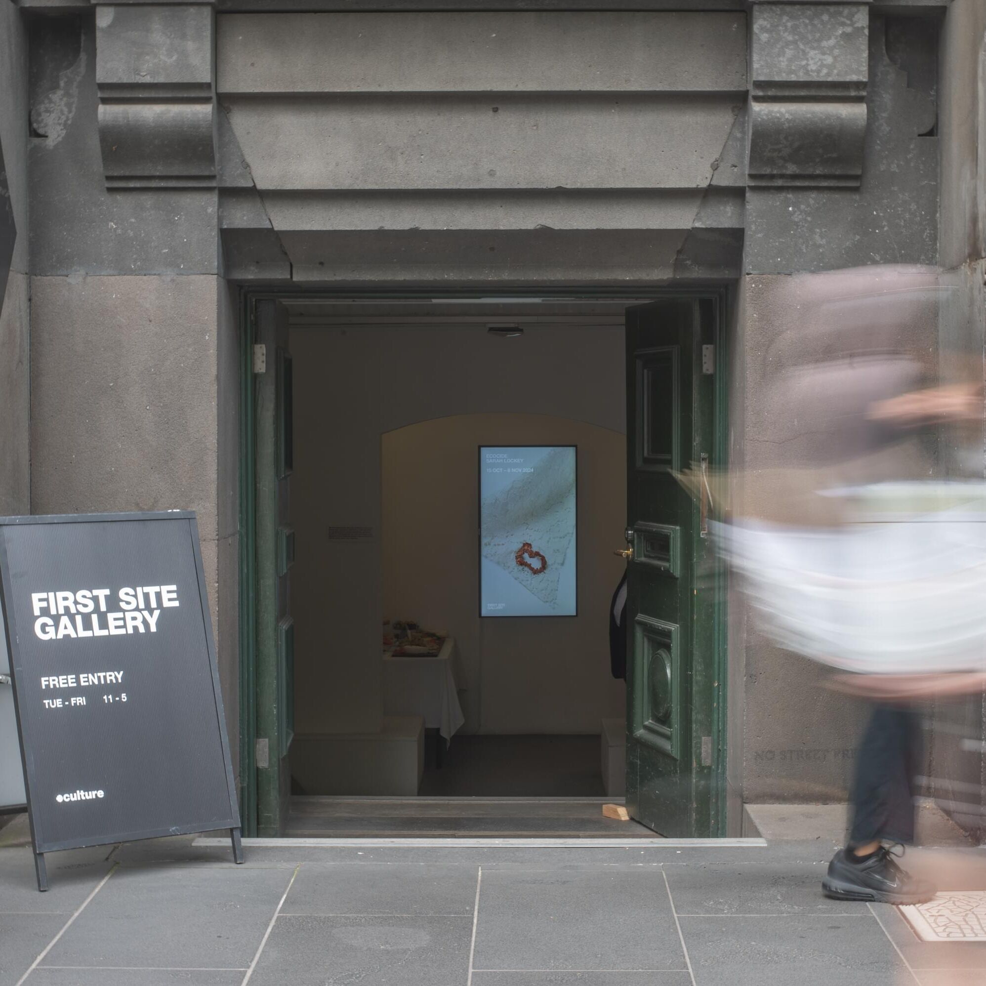 RMIT - FIRST SITE -  HOME PAGE - First Site Gallery, Opening night celebration, Melbourne 2024. Photo by Keelan O’Hehir.